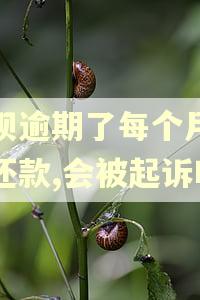 花呗逾期了每个月都有还款,会被起诉吗 花呗逾期了每个月都有还款,会被起诉吗
