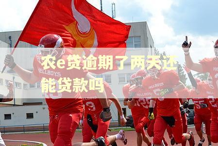农e贷逾期了两天还能贷款吗