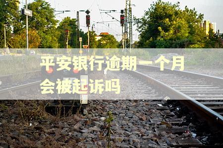 平安银行逾期一个月会被起诉吗