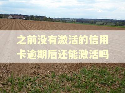 之前没有激活的信用卡逾期后还能激活吗 之前没有激活的信用卡逾期后还能激活吗