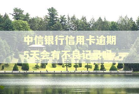 中信银行信用卡逾期5天会有不良记录吗