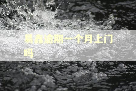 易鑫逾期一个月上门吗
