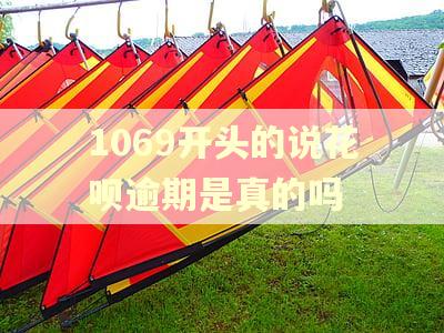 1069开头的说花呗逾期是真的吗