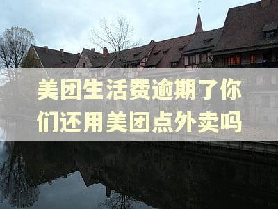 美团生活费逾期了你们还用美团点外卖吗