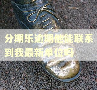 分期乐逾期他能联系到我最新单位吗