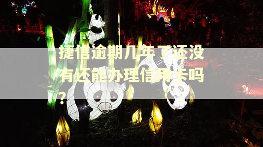 捷信逾期几年了还没有还能办理信用卡吗？