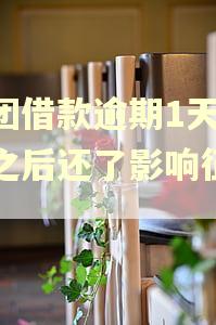 美团借款逾期1天还了之后还了影响征信吗
