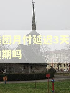 美团月付延迟3天算逾期吗