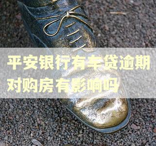 平安银行有车贷逾期对购房有影响吗