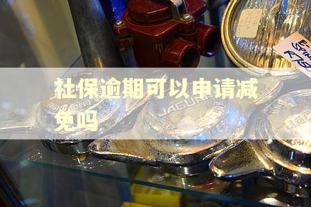 社保逾期可以申请减免吗