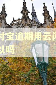 支付宝逾期用云闪付可以吗