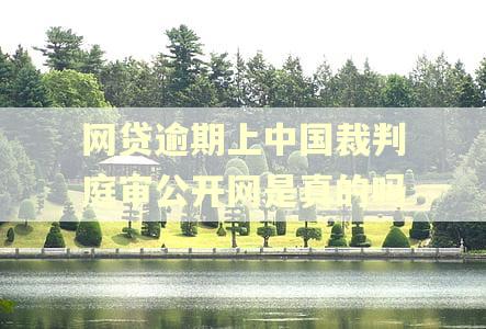 网贷逾期上中国裁判庭审公开网是真的吗