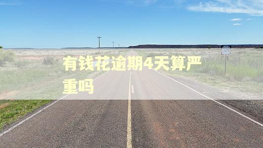 有钱花逾期4天算严重吗