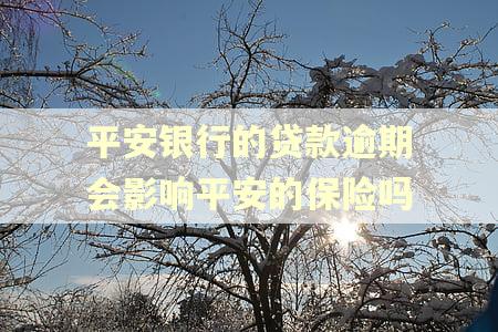 平安银行的贷款逾期会影响平安的保险吗