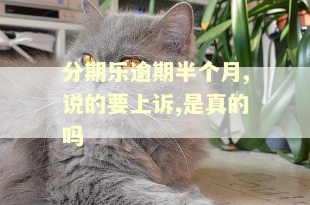分期乐逾期半个月,说的要上诉,是真的吗