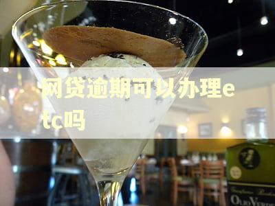 网贷逾期可以办理etc吗