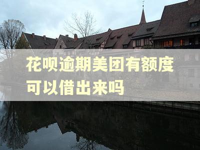 花呗逾期美团有额度可以借出来吗