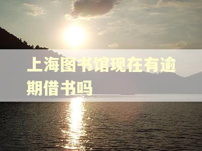 上海图书馆现在有逾期借书吗