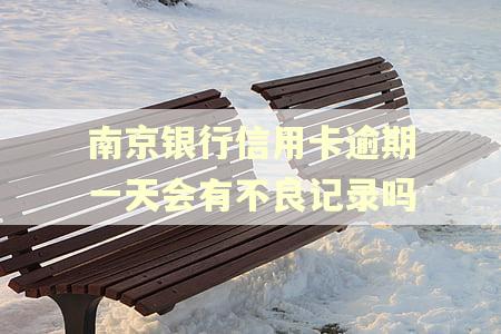 南京银行信用卡逾期一天会有不良记录吗