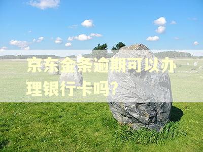 京东金条逾期可以办理银行卡吗?