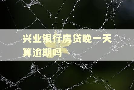 兴业银行房贷晚一天算逾期吗 兴业银行房贷晚一天算逾期吗