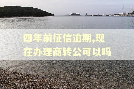 四年前征信逾期,现在办理商转公可以吗