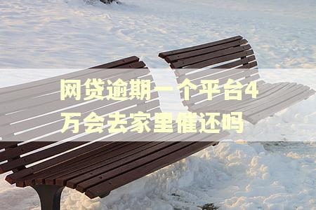 网贷逾期一个平台4万会去家里催还吗