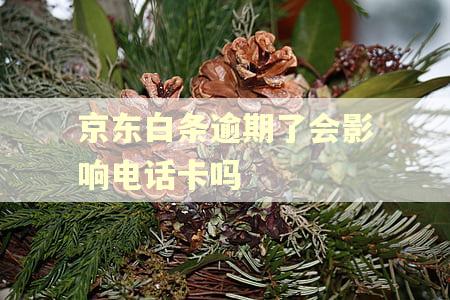 京东白条逾期了会影响电话卡吗