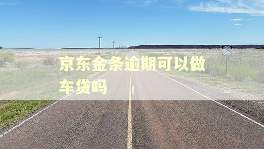 京东金条逾期可以做车贷吗