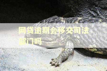 网贷逾期会移交司法部门吗