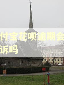 支付宝花呗逾期会被上诉吗