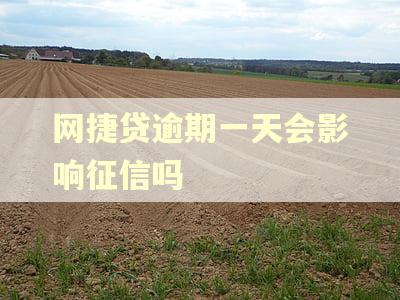 网捷贷逾期一天会影响征信吗