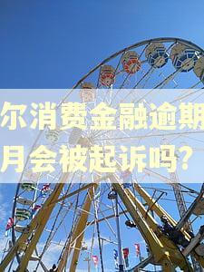 海尔消费金融逾期三个月会被起诉吗?