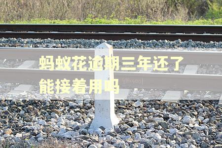 蚂蚁花逾期三年还了能接着用吗