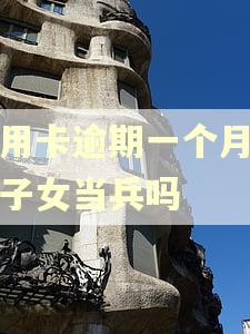 信用卡逾期一个月影响子女当兵吗