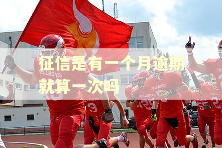 征信是有一个月逾期就算一次吗 征信是有一个月逾期就算一次吗