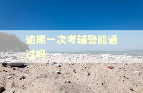 逾期一次考辅警能通过吗