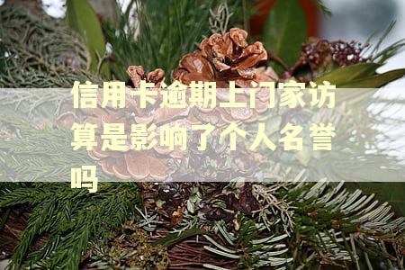 信用卡逾期上门家访算是影响了个人名誉吗