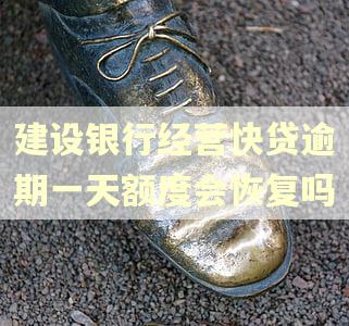 建设银行经营快贷逾期一天额度会恢复吗