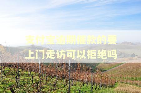 支付宝逾期催款的要上门走访可以拒绝吗