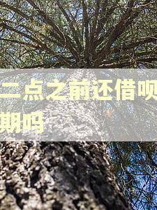 十二点之前还借呗算逾期吗