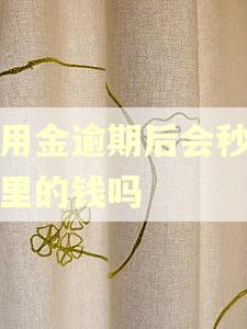备用金逾期后会秒扣卡里的钱吗