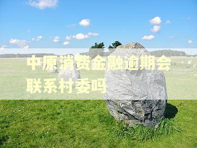中原消费金融逾期会联系村委吗 中原消费金融逾期会联系村委吗