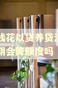 有钱花以贷养贷没有逾期会降额度吗