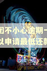 美团不小心逾期一天可以申请最低还款吗