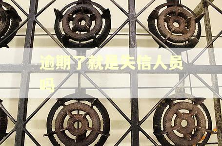 逾期了就是失信人员吗
