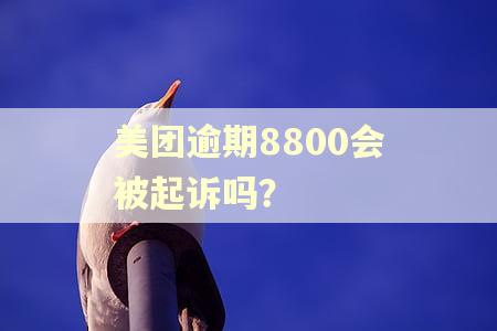 美团逾期8800会被起诉吗？