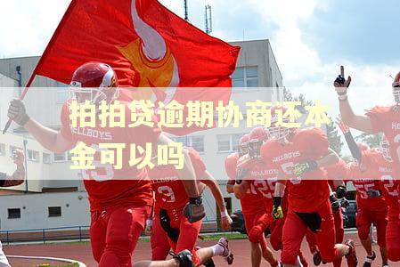 拍拍贷逾期协商还本金可以吗