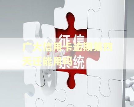 广大信用卡逾期第四天还能用吗