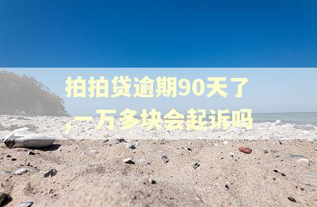 拍拍贷逾期90天了,一万多块会起诉吗